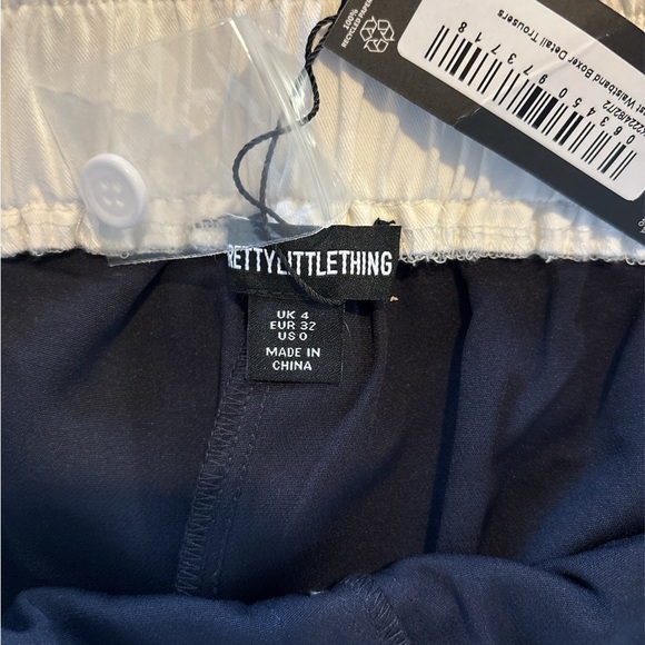 NWT PrettyLittleThing contrast waistband boxer detail trousers - Picture 5 of 5